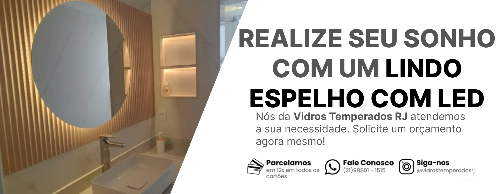 Banner Espelho com Led01